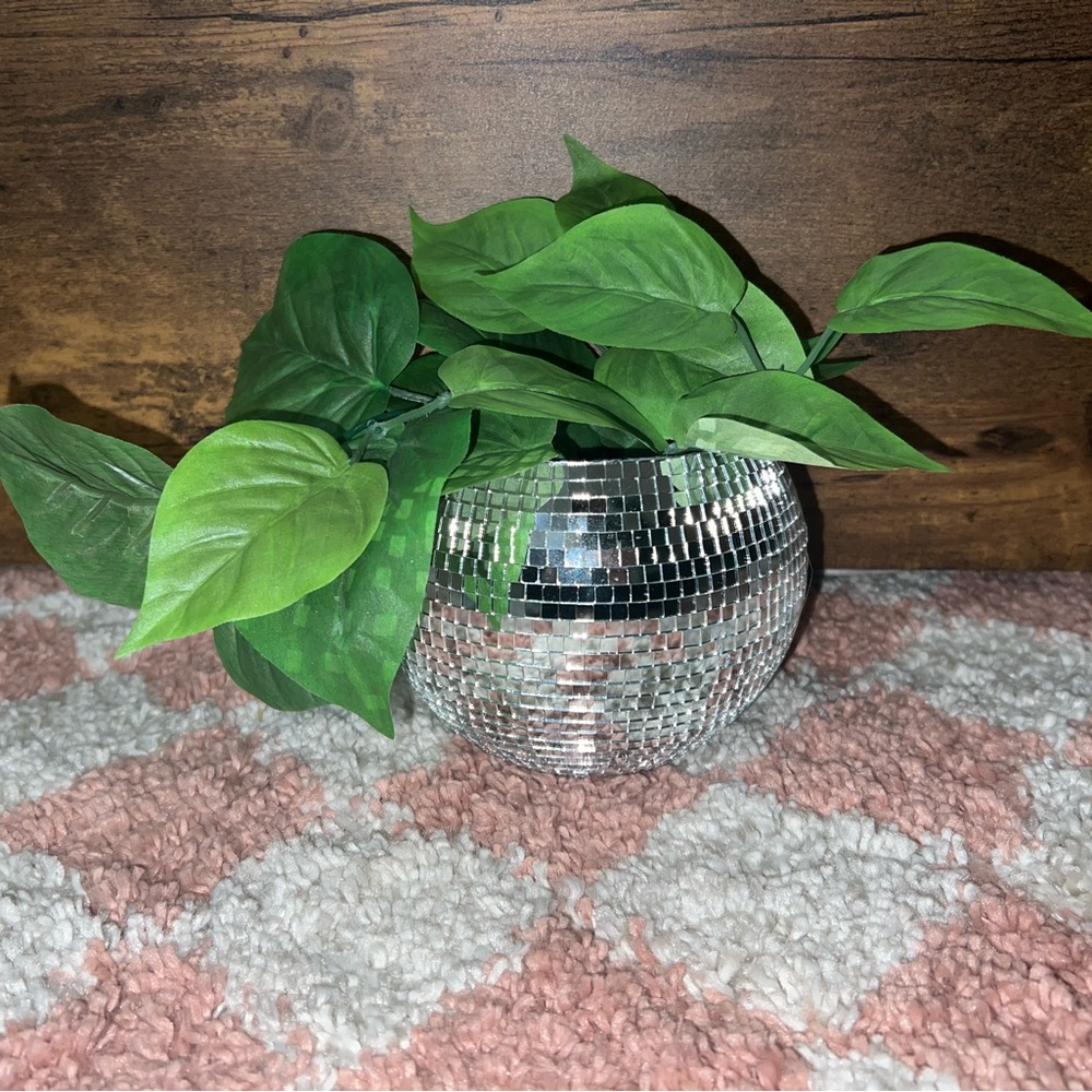 Handmade Disco Plant Holder